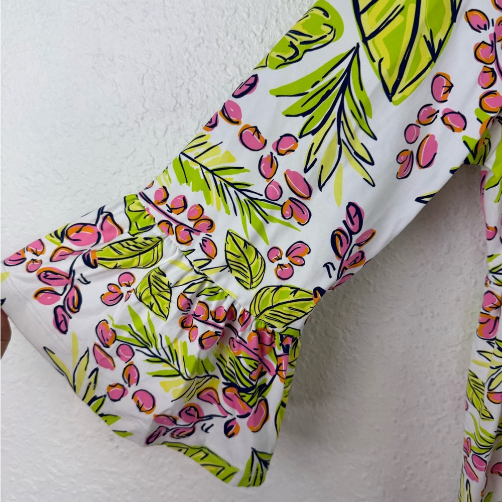Perfect like new MARY SQUARE laguna dress in vine time lime large - Picture 11 of 15